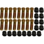 KPL 16x SZPILKA BLIŹNIAKÓW NA OŚ PRZYCZEPY 94 mm + NAKRĘTKA KOŁA HL 6011 8011 M22 ŚRUBY